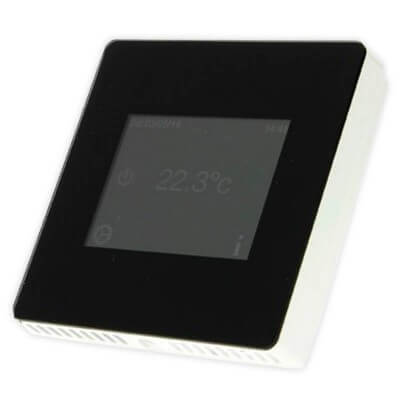 Thermostat pour plancher chauffant électrique, température programmable et  écran LCD avec double température et double contrôle, câble de capteur  externe de 3 mètres