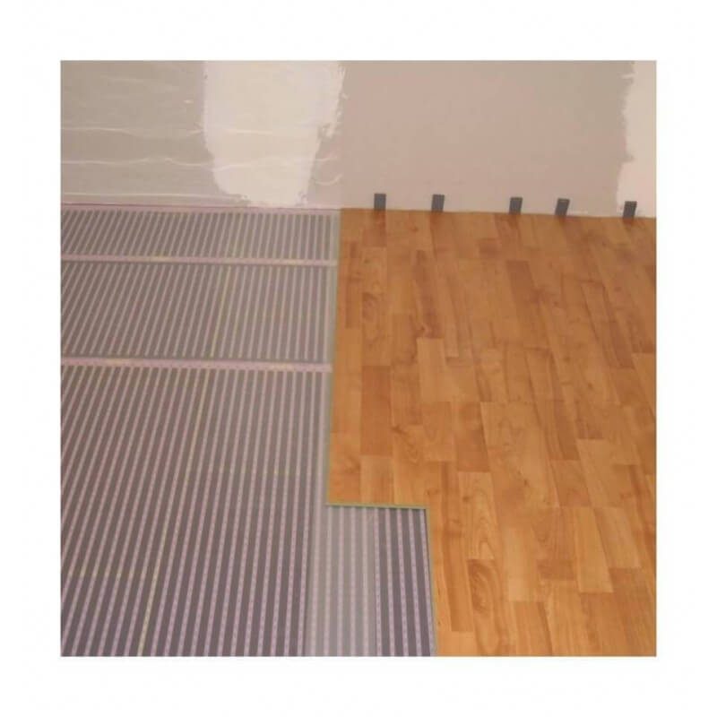 Plancher chauffant électrique 130W/m² prêt à poser sous parquet