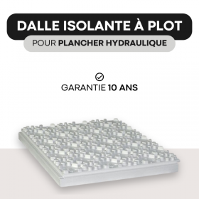 Dalles isolantes à plot de 25 à 96 mm Dalles isolantes à plot de 25 à 96 mm