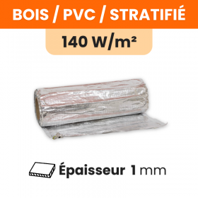 Plancher chauffant électrique sous parquet - 140 W/m² Plancher chauffant électrique sous parquet - 140 W/m²