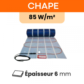 Plancher chauffant électrique sous chape  - 85 W/m²