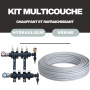 Kit plancher chauffant hydraulique 30 a 120 m² collecteur résine - tube multicouche