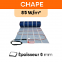 Plancher chauffant électrique sous chape - 85 W/m² - 1910 W