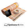 Kit plancher électrique sous carrelage - Thermostat - 160W/m²